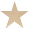 Wooden Star Cutout, Multiple Sizes Available, Unfinished, July 4 &#x26; Year Round Crafts | Woodpeckers